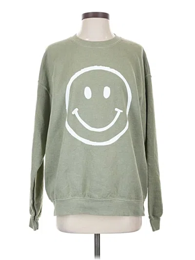 Pre-owned Altar'd State Sweatshirt In Green