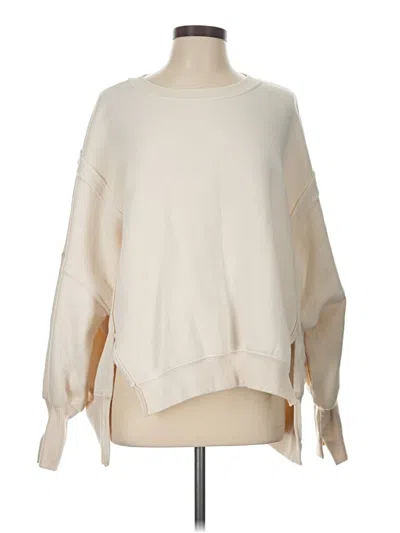 Pre-owned Altar'd State Sweatshirt In Ivory