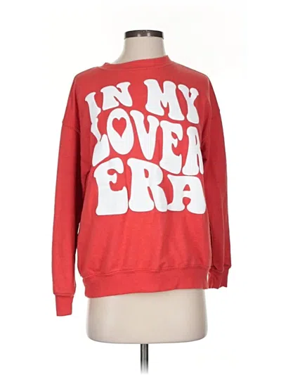 Pre-owned Altar'd State Sweatshirt In Red