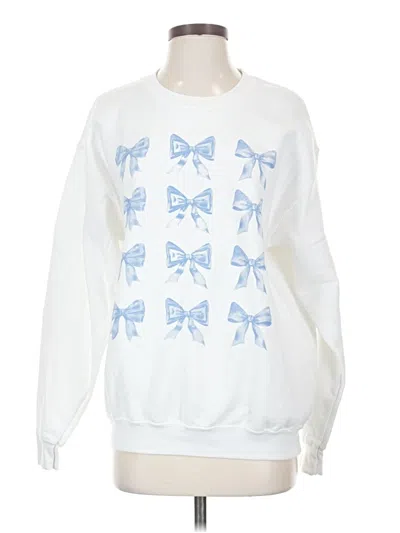 Pre-owned Altar'd State Sweatshirt In White