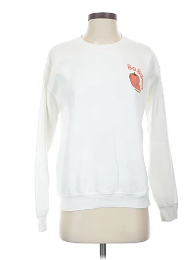 Pre-owned Altar'd State Sweatshirt In White