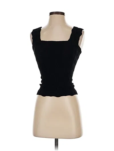 Pre-owned Altar'd State Tank Top Black Strapless Neckline Tops