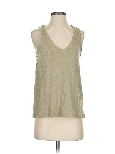 Pre-owned Altar'd State Tank Top Green Halter Neckline Tops