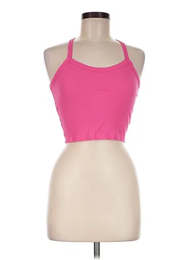Pre-owned Altar'd State Tank Top Pink Halter Neckline Tops