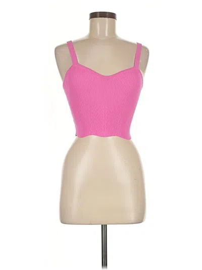 Pre-owned Altar'd State Tank Top Pink Strapless Neckline Tops