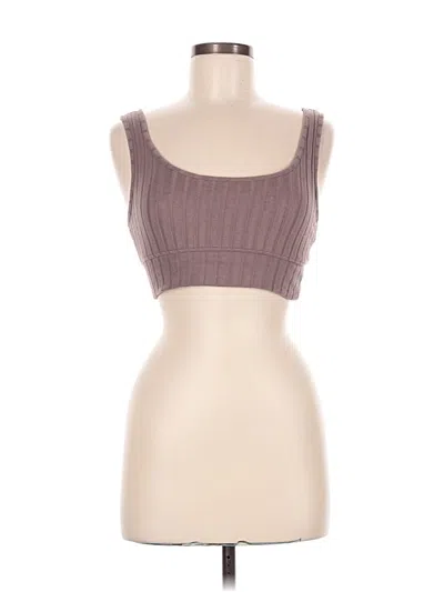Pre-owned Altar'd State Tube Top Brown Strapless Neckline Tops