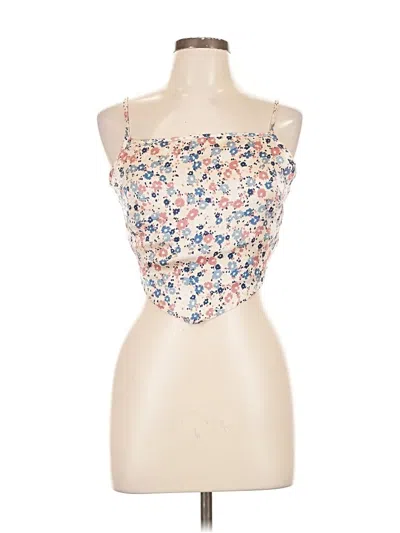 Pre-owned Altar'd State Tube Top Ivory Strapless Neckline Tops In White