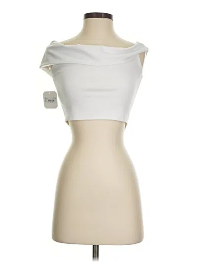 Altar'd State Tube Top Ivory Strapless Neckline Tops In White