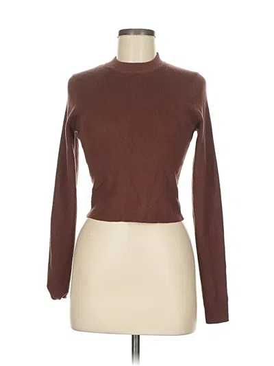 Pre-owned Altar'd State Turtleneck Sweater In Brown