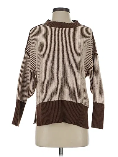 Pre-owned Altar'd State Turtleneck Sweater In Brown