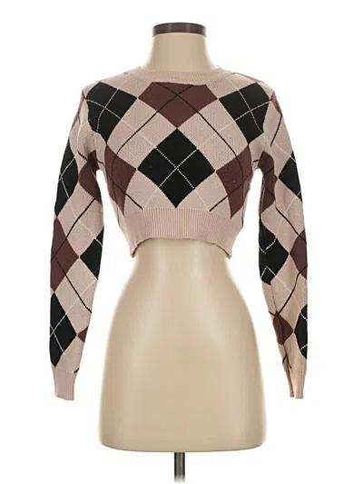 Pre-owned Altar'd State Turtleneck Sweater In Brown