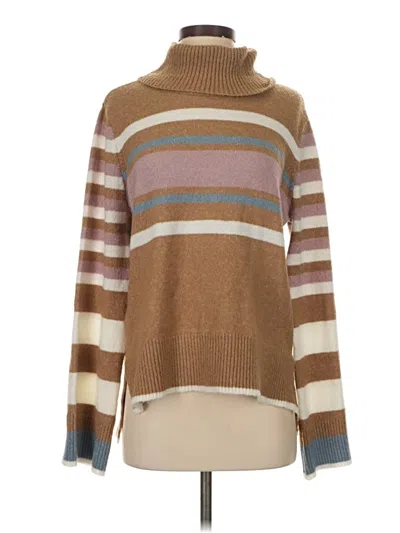 Pre-owned Altar'd State Turtleneck Sweater In Brown