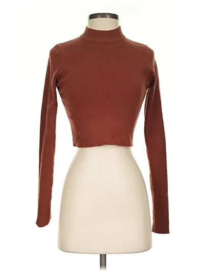 Pre-owned Altar'd State Turtleneck Sweater In Brown