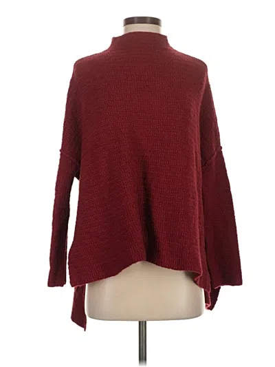 Pre-owned Altar'd State Turtleneck Sweater In Burgundy