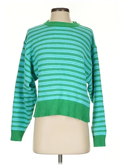 Pre-owned Altar'd State Turtleneck Sweater In Green