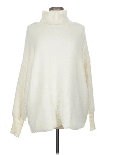 Pre-owned Altar'd State Turtleneck Sweater In Ivory