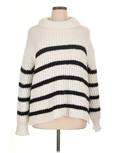 Pre-owned Altar'd State Turtleneck Sweater In Ivory