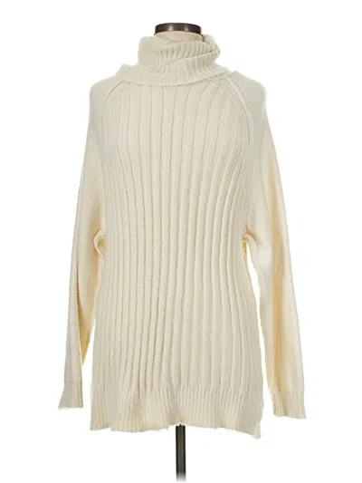 Pre-owned Altar'd State Turtleneck Sweater In Ivory