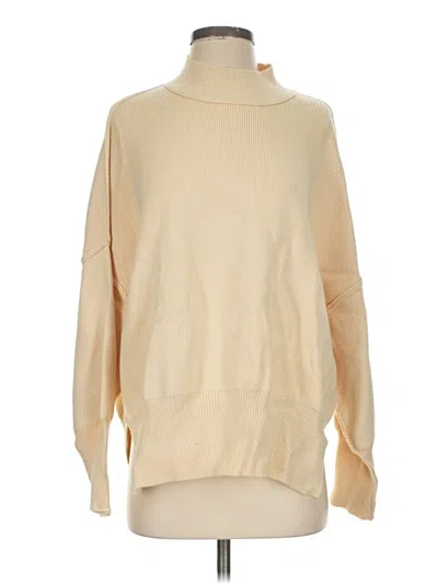 Pre-owned Altar'd State Turtleneck Sweater In Tan