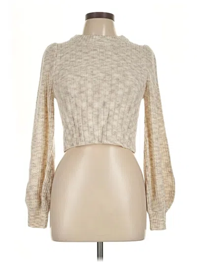 Pre-owned Altar'd State Turtleneck Sweater In Tan