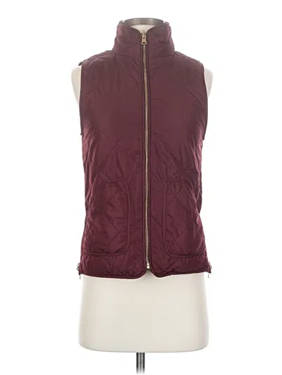 Pre-owned Altar'd State Vest In Burgundy