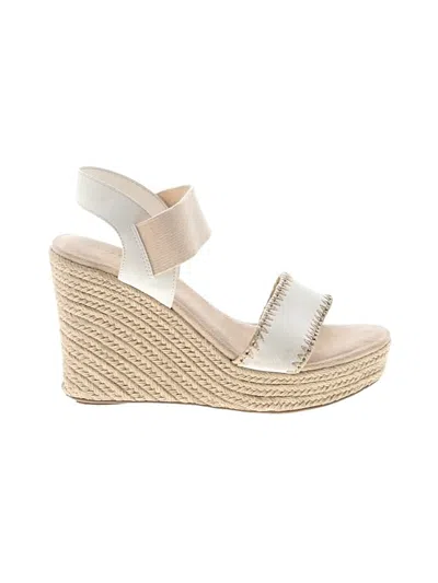 Pre-owned Altar'd State Wedges In Ivory
