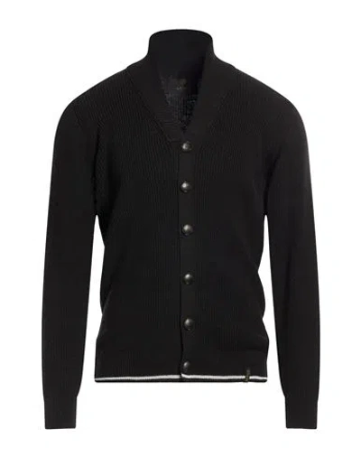 Altatensione Man Cardigan Black Size Xl Acrylic, Wool