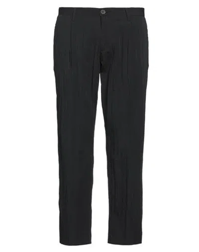 Altatensione Man Pants Black Size 30 Cotton, Polyester
