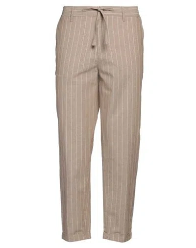 Altatensione Man Pants Sand Size 34 Cotton, Polyester In Beige