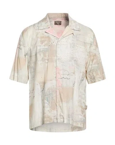 Altatensione Man Shirt Light Grey Size Xxl Cotton In Multi