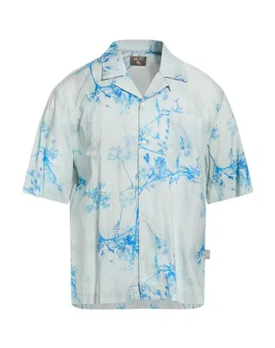 Altatensione Man Shirt Sky Blue Size Xxl Cotton