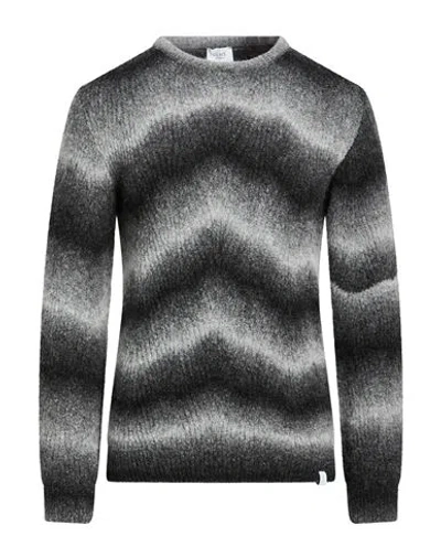 Altatensione Man Sweater Black Size L Acrylic, Polyamide, Mohair Wool, Wool, Elastane