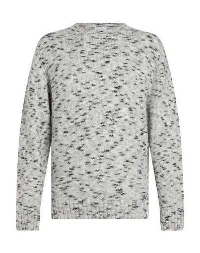 Altatensione Man Sweater Light Grey Size S Acrylic, Polyamide, Mohair Wool, Wool, Elastane