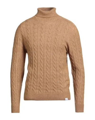 Altatensione Man Turtleneck Camel Size Xxl Acrylic, Polyester, Polyamide, Wool, Viscose