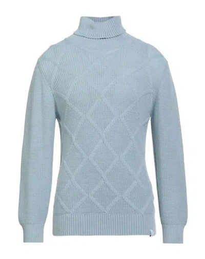 Altatensione Man Turtleneck Sky Blue Size Xxl Acrylic, Wool
