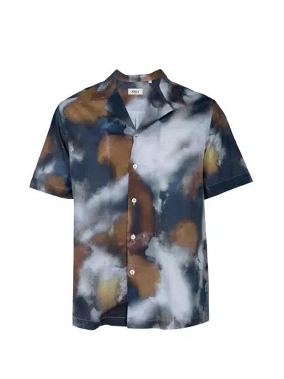 Altea Abstract-print Short-sleeves Shirt In Multi