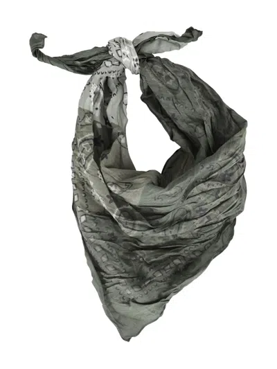 Altea Bandana-print Scarf In Green