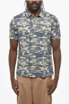 Altea Beach Print Cotton Polo In Multi
