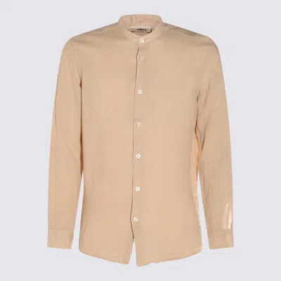 ALTEA ALTEA BEIGE LINEN SHIRT