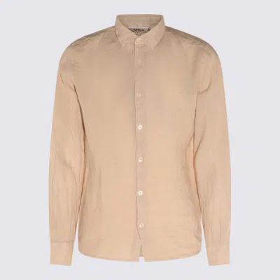 ALTEA ALTEA BEIGE LINEN SHIRT