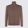 Altea Brown Wool Knitwear In Brown