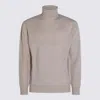 Altea Long Sleeve Turtle-neck Sweater In Gray
