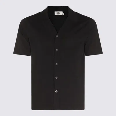 ALTEA BLACK COTTON SHIRT