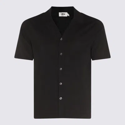 ALTEA ALTEA BLACK COTTON SHIRT