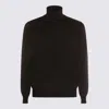 Altea Turtleneck Extrafine Merino Wool Sweater In Brown