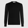 Altea Virgin Wool Sweater In Black
