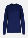 Altea Blue Wool Blend Sweater In Blue