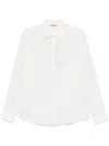 Altea Linen Chambray Shirt In White
