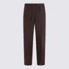 Altea Drawstring Trousers In Brown