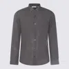 Altea Brown Linen Shirt In Testa Moro